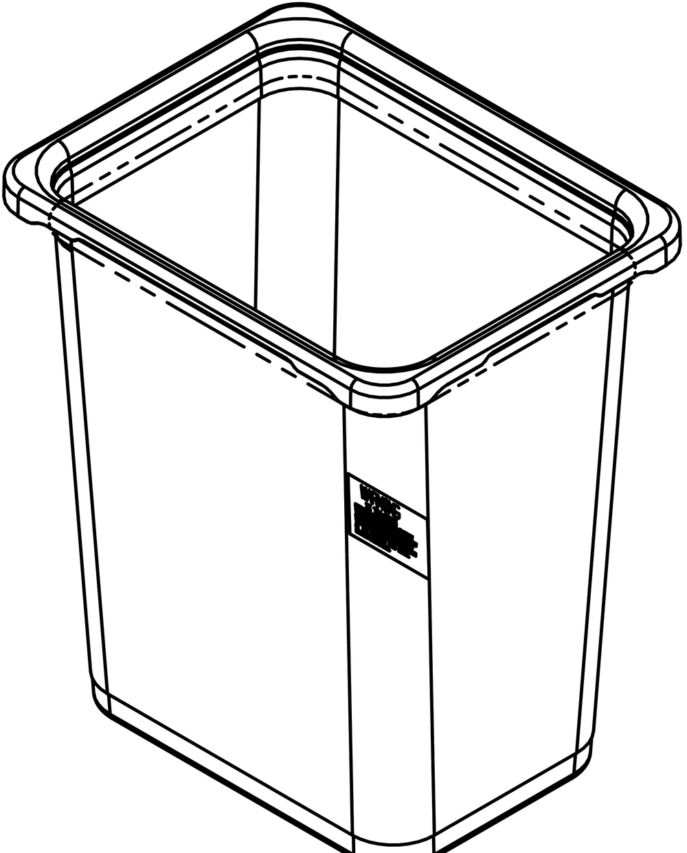 Grass Bag Diagram and Parts List for 19A70052OEM (34Inch)(2017) Cub Cadet Lawn Tractor
